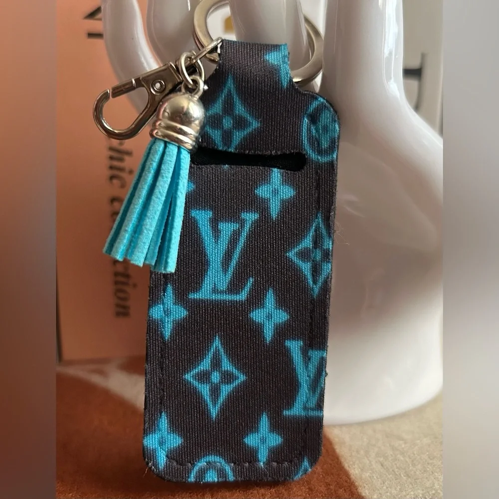 💙 For My Best Friend 💙 Stylish Fashion LV Chapstick Holder Keychain 💙